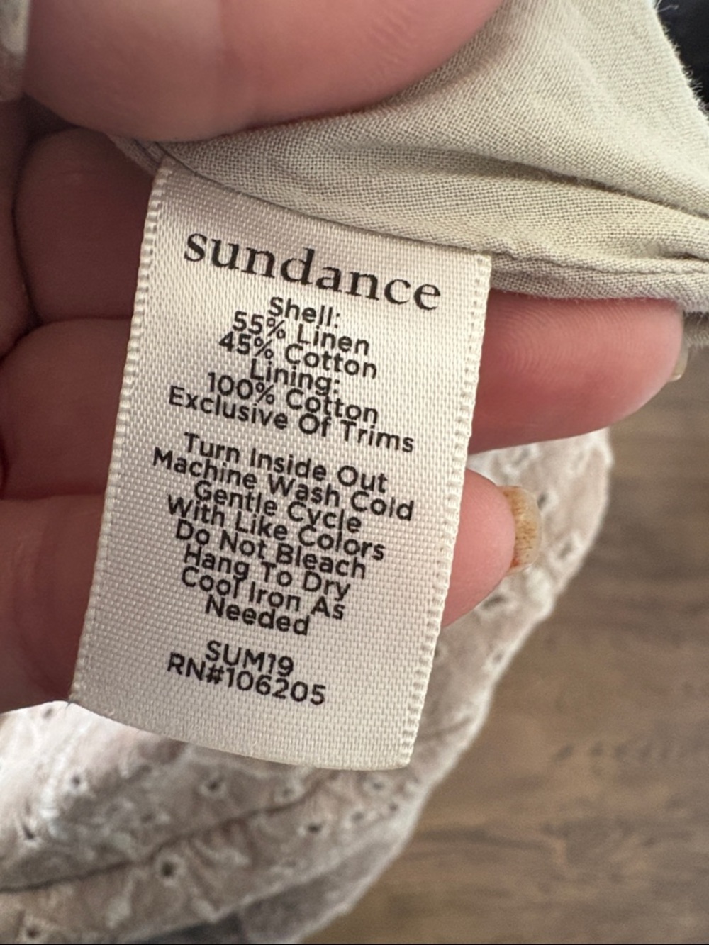 Sundance Menara Culottes wide leg/eyelet cropped pants - Picture 3 of 7